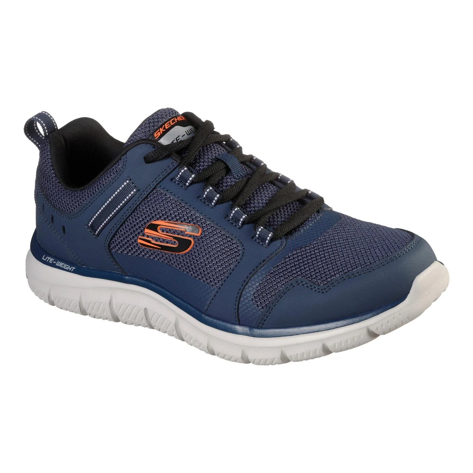 Men's Wide Fit Skechers 232001 Track Knockhill Trainers - Image 7