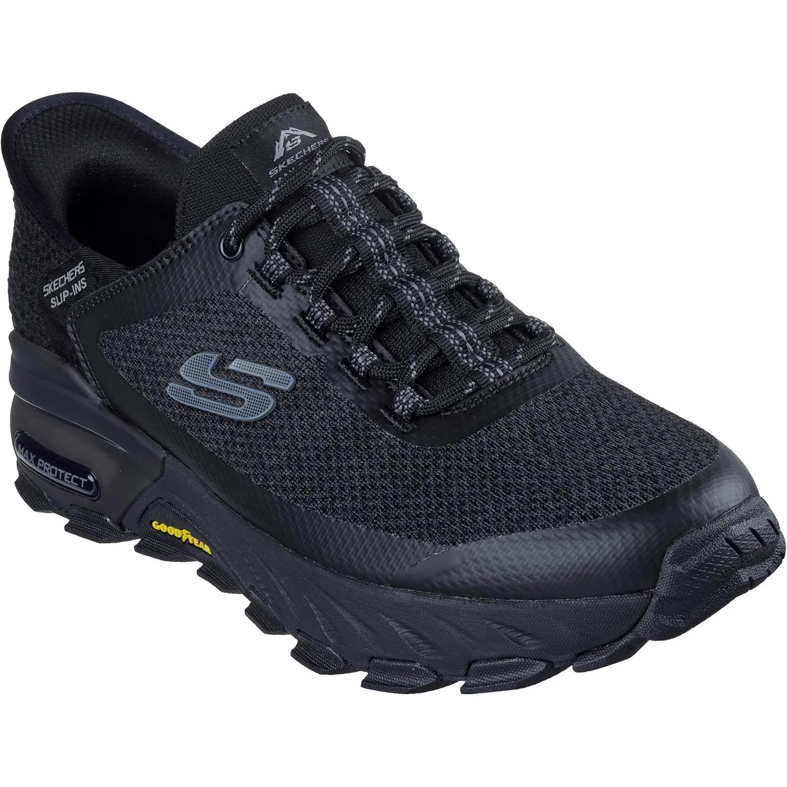 Men's Wide Fit Skechers 237309 Slip-ins Max Protect Assembly Trainers - Black - Image 3