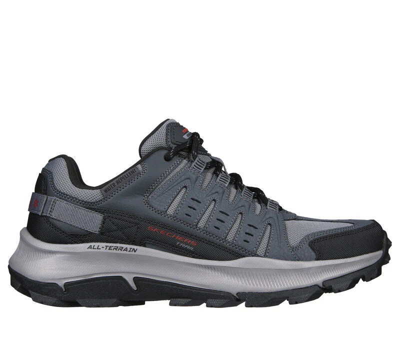 Men's Wide Fit Skechers 237501 Equalizer 5.0 Trail-Solix Walking Trainers - Charcoal/Black - Image 2