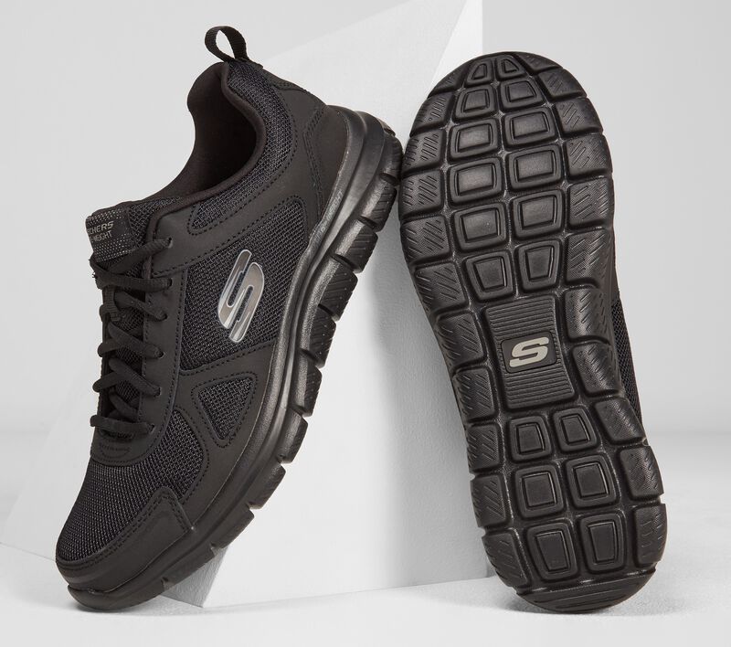 Men's Wide Fit Skechers 52631 Track Scloric Walking Trainers - Image 6