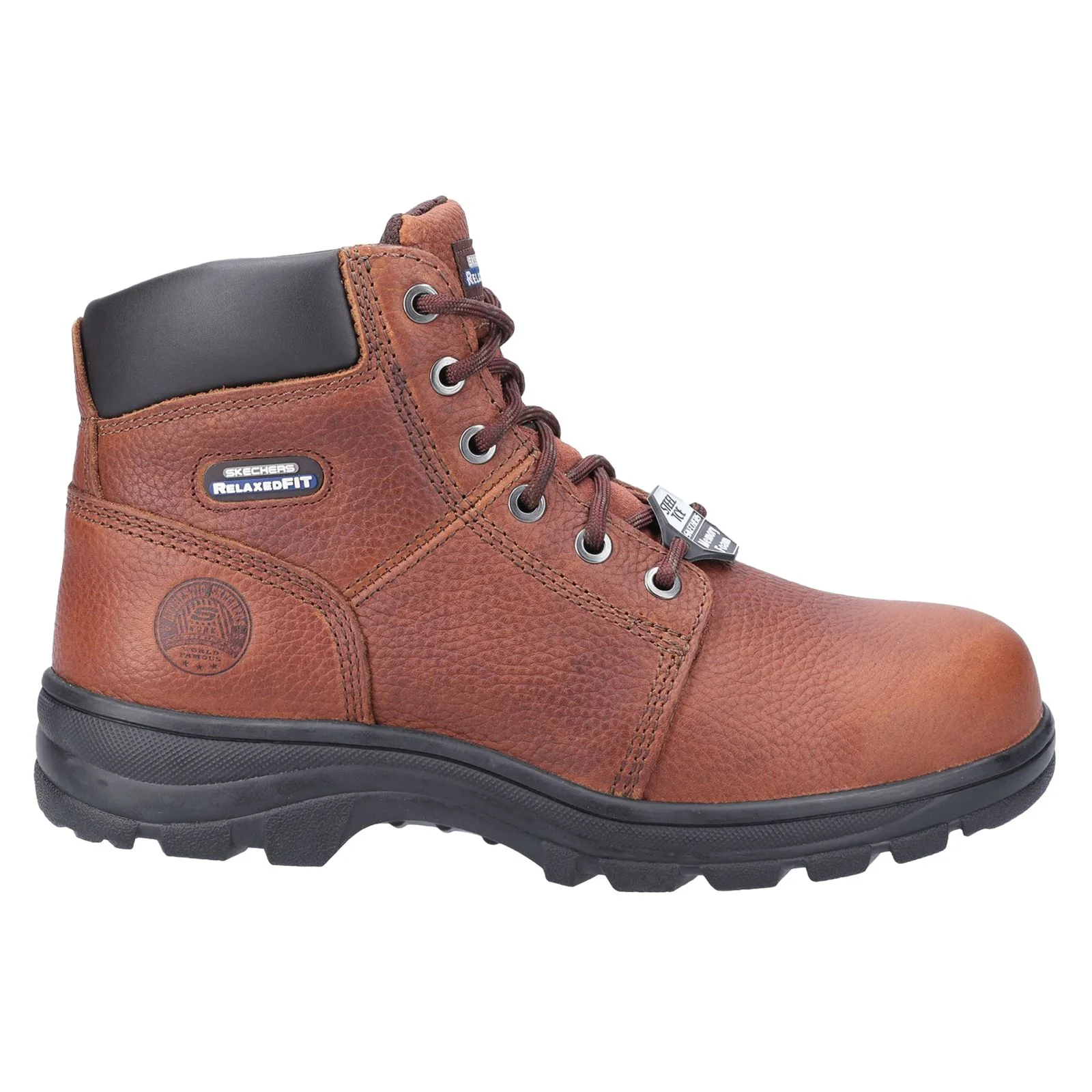 Men's Wide Fit Skechers 77009EC Workshire Safety Boots - Image 3