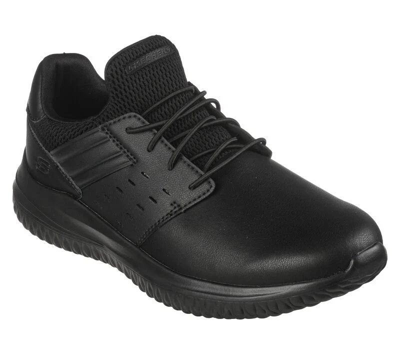 Mens Wide Fit Skechers Street Wear Delson 3.0 210308 Luxury Walking Trainers - Image 3