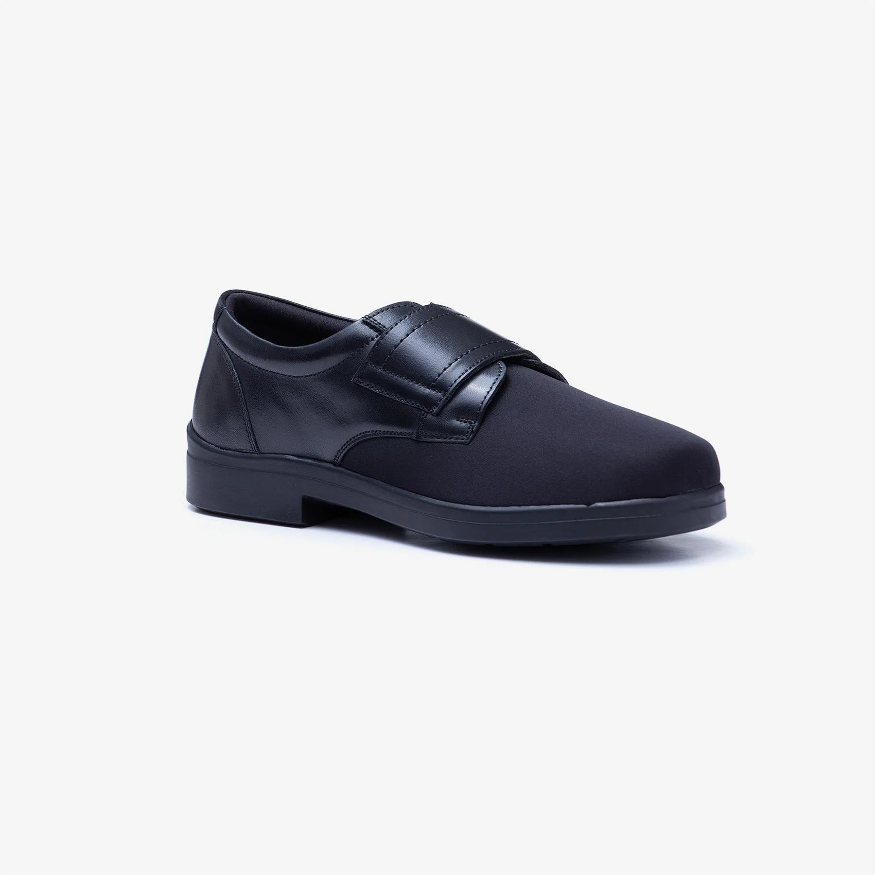 Mens Wide Fit Tredd Well Benjamin Velcro Soft Stretch Shoes - Image 4