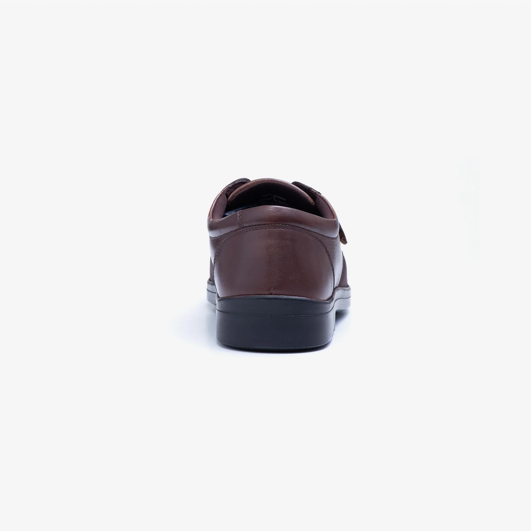 Mens Wide Fit Tredd Well Benjamin Velcro Soft Stretch Shoes - Brown - Image 7