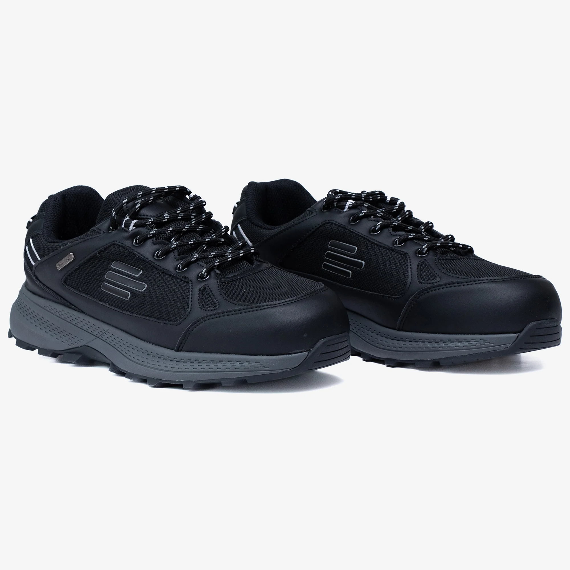 Men's Wide Fit Tredd Well Cloud Walk Trainers - Black - Image 6
