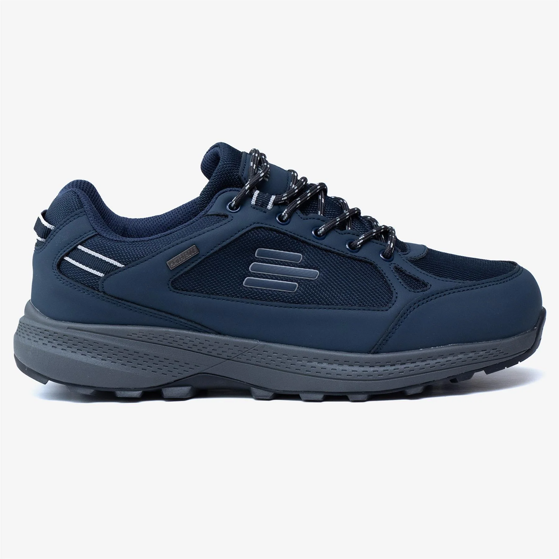 Men's Wide Fit Tredd Well Cloud Walk Trainers - Navy - Image 2