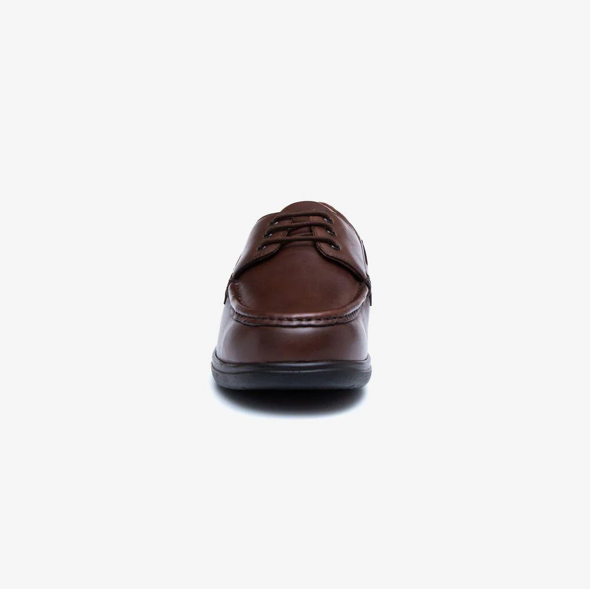 Mens Wide Fit Tredd Well Dean Shoes Brown Boat Shoes - Image 6