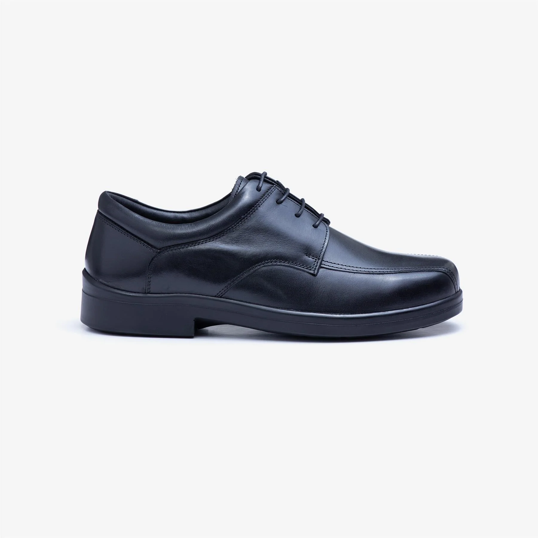 Mens Wide Fit Tredd Well Holmes Lace Shoes - Black - Image 3