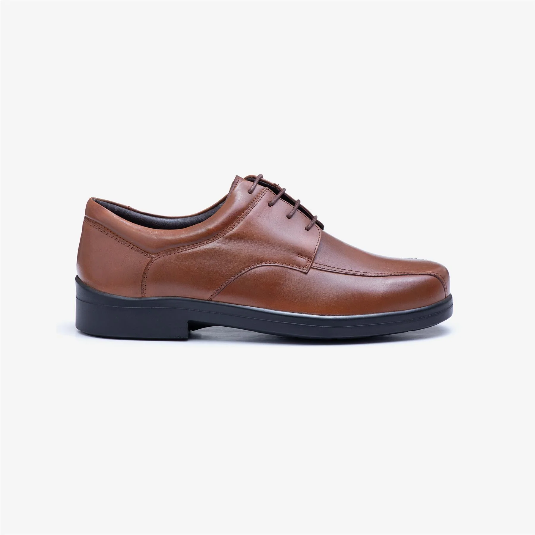 Mens Wide Fit Tredd Well Holmes Lace Shoes - Tan - Image 2