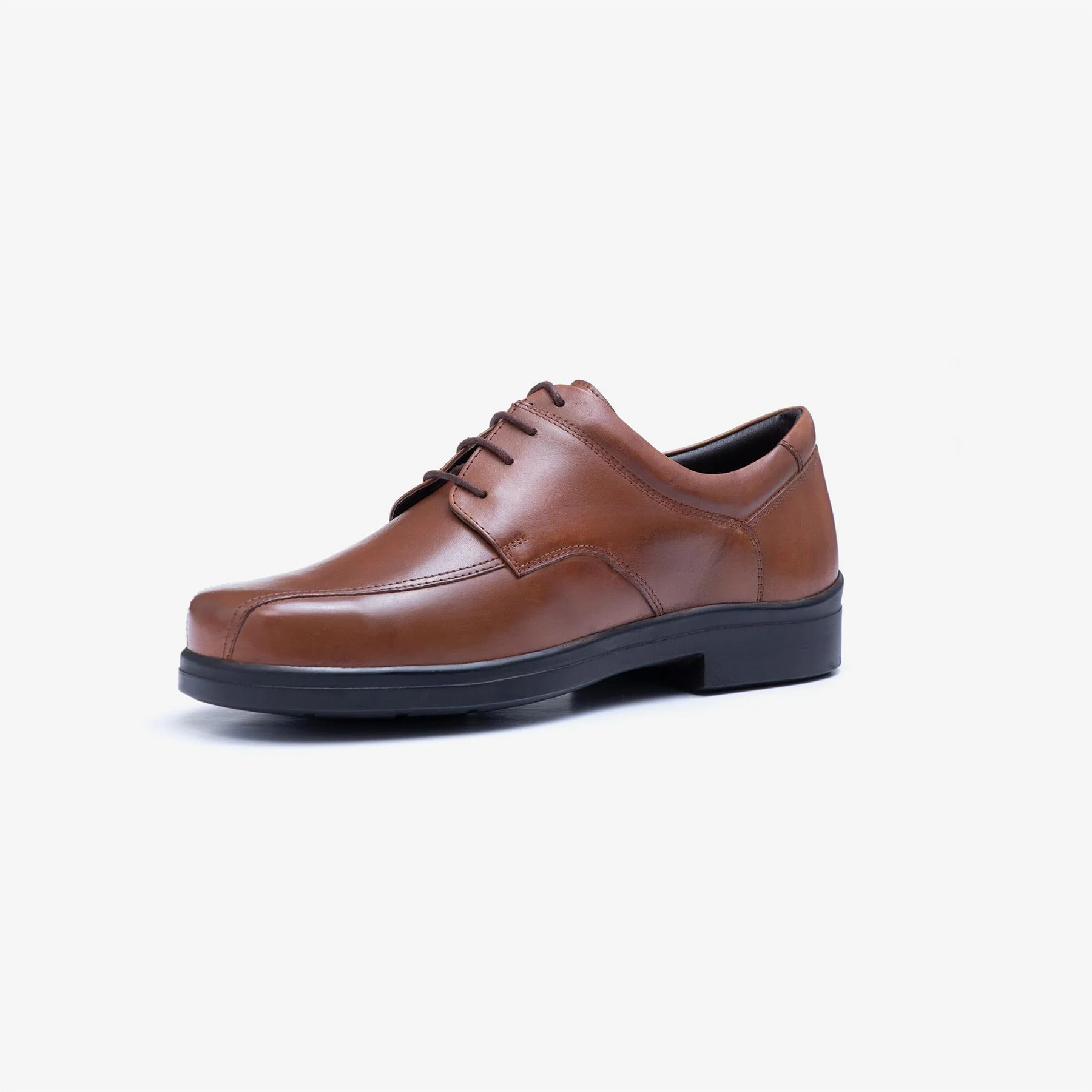 Mens Wide Fit Tredd Well Holmes Lace Shoes - Tan - Image 4