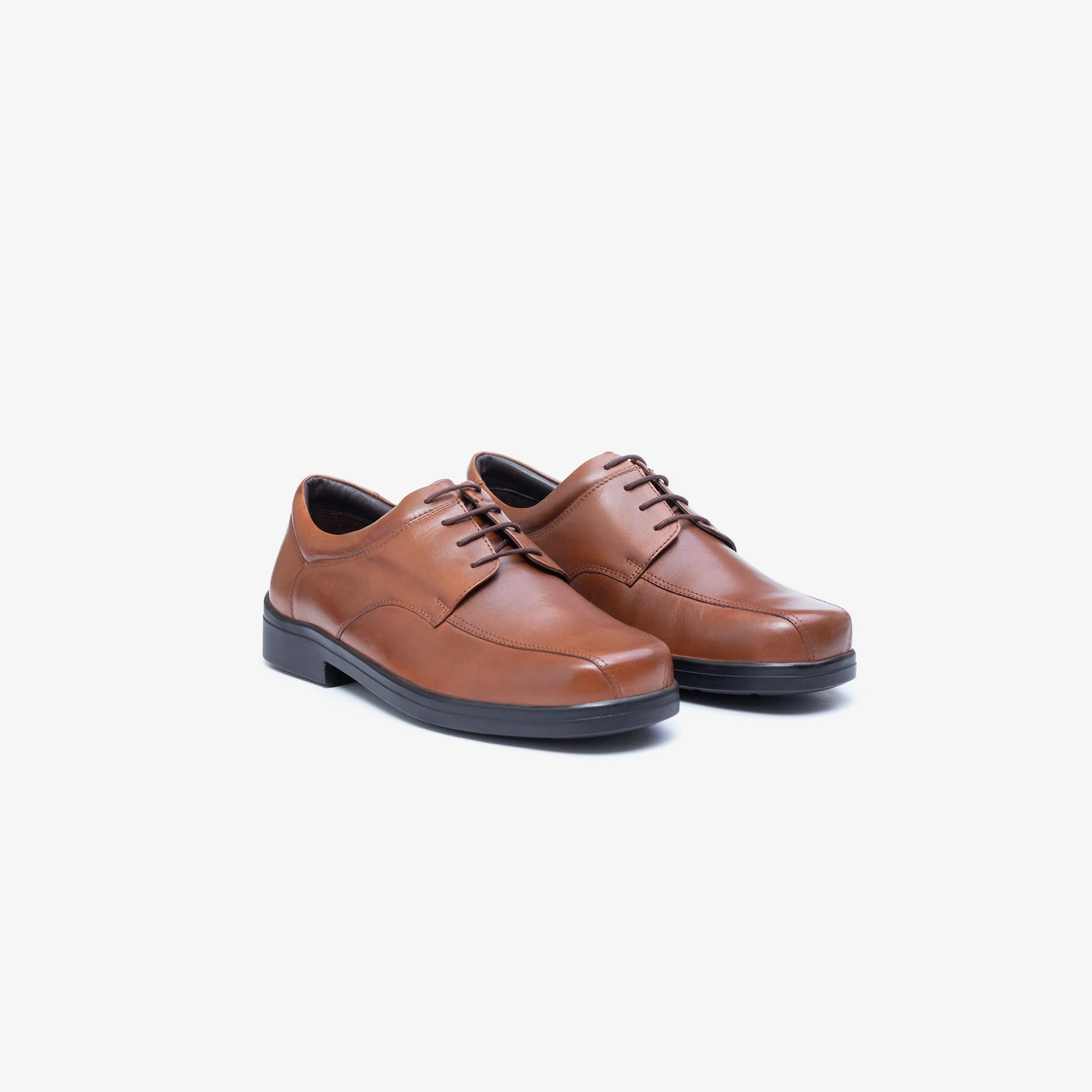 Mens Wide Fit Tredd Well Holmes Lace Shoes - Tan - Image 8