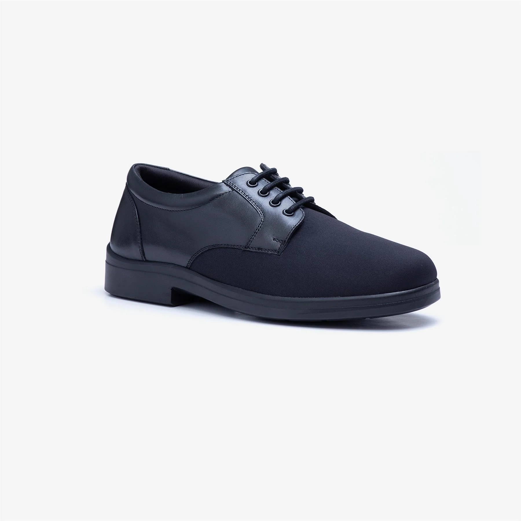 Mens Wide Fit Tredd Well Ryan Lace Up Shoes - Black - Image 4