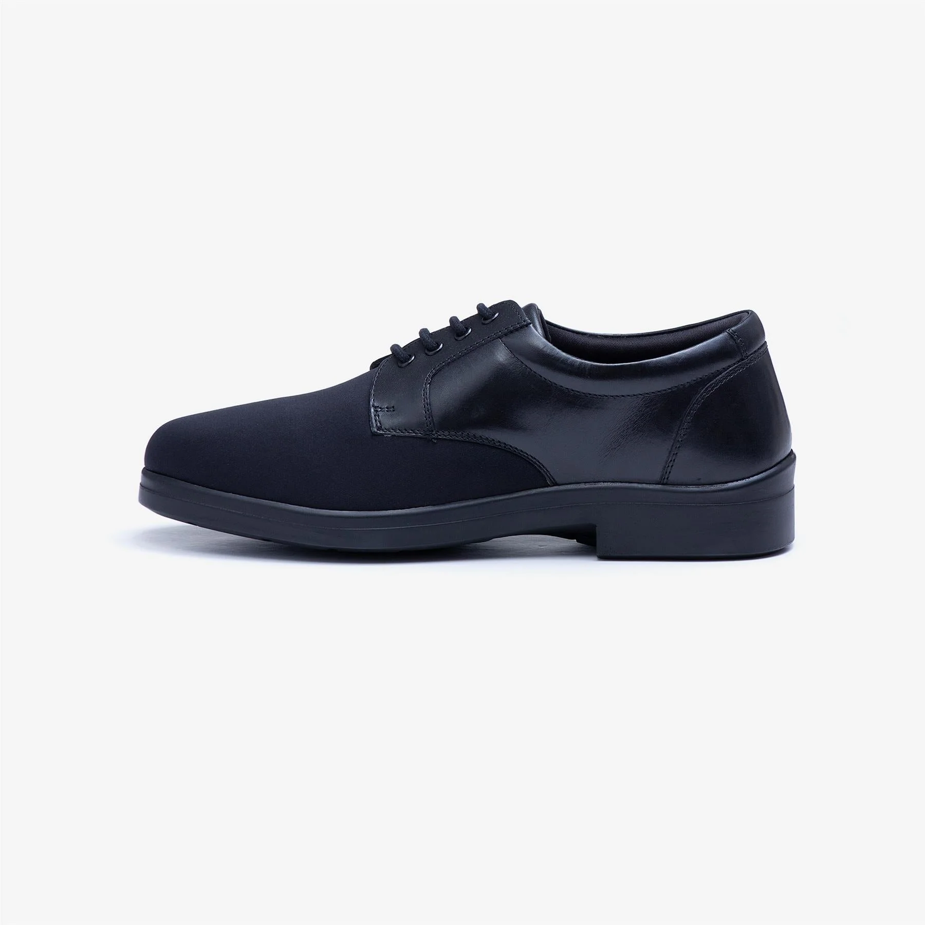 Mens Wide Fit Tredd Well Ryan Lace Up Shoes - Black - Image 5