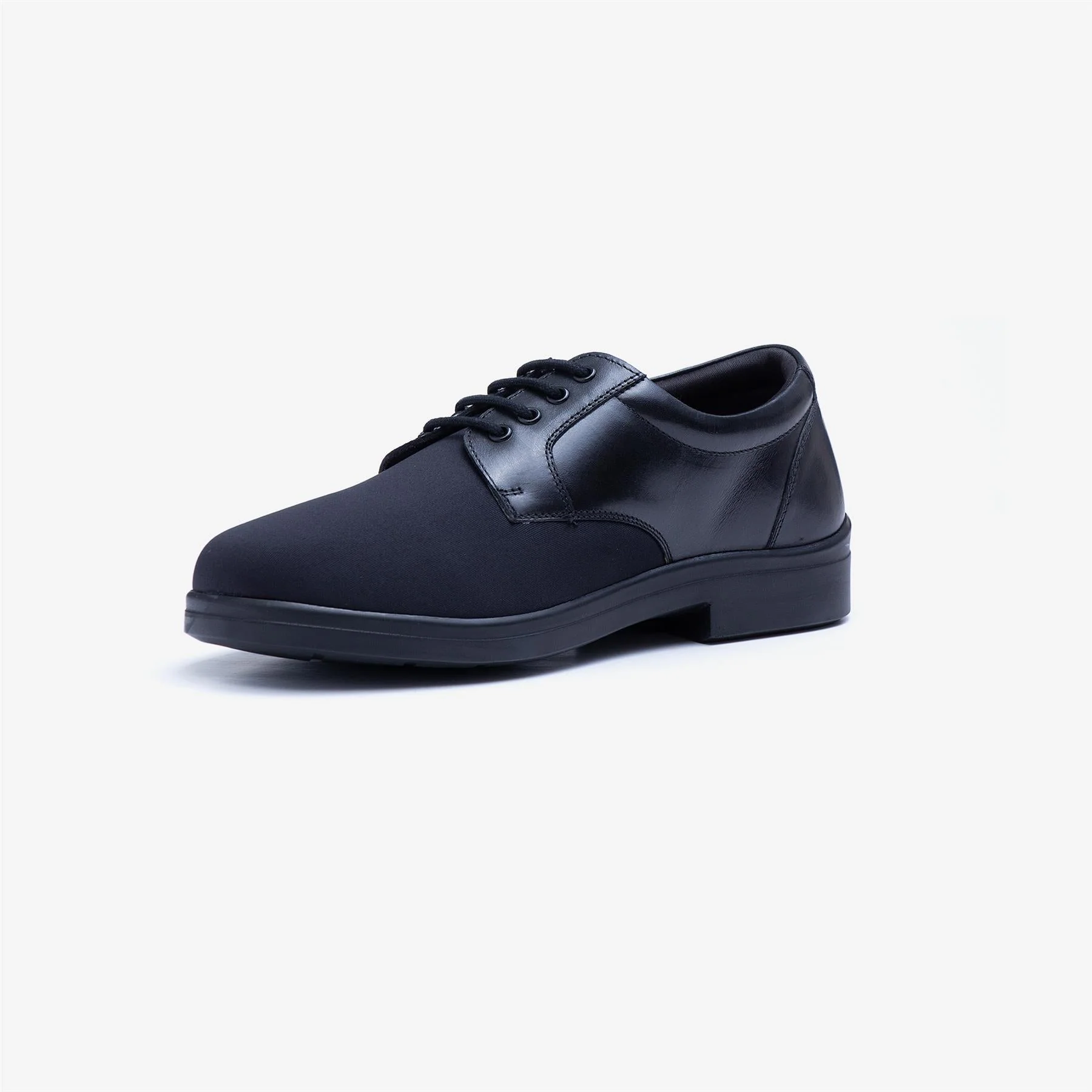 Mens Wide Fit Tredd Well Ryan Lace Up Shoes - Black - Image 6