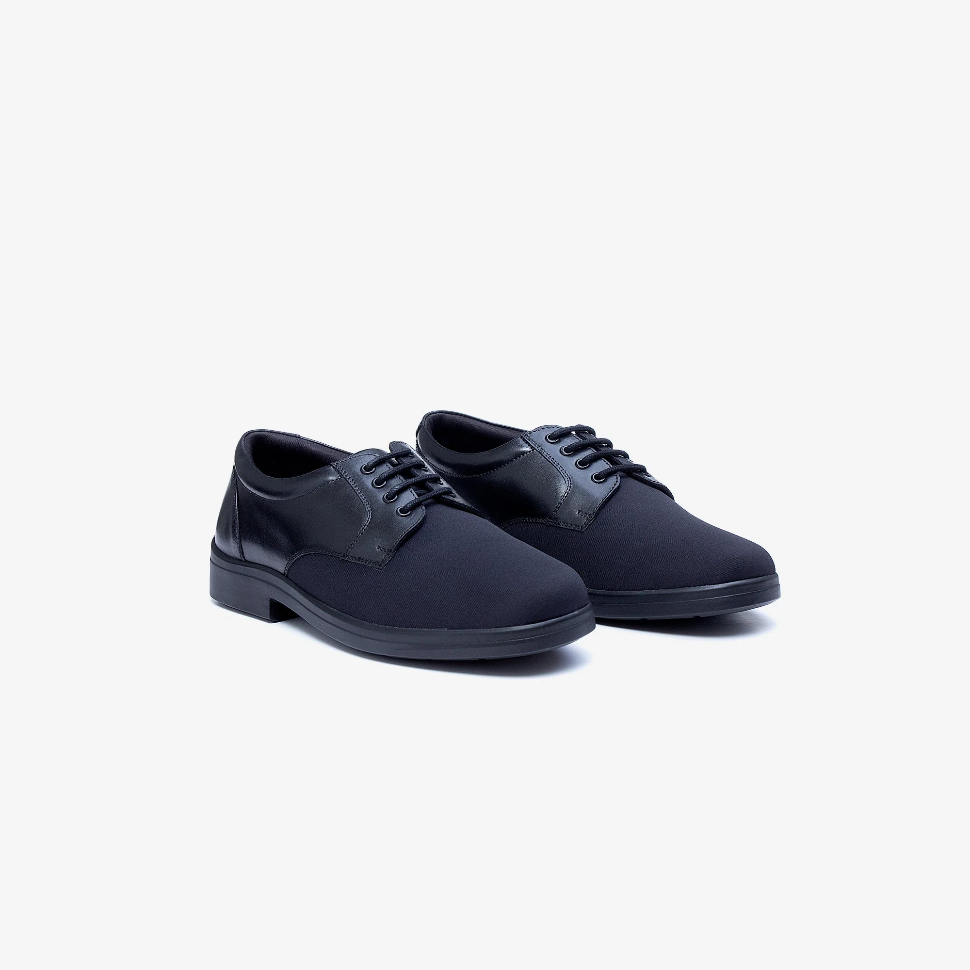 Mens Wide Fit Tredd Well Ryan Lace Up Shoes - Black - Image 8