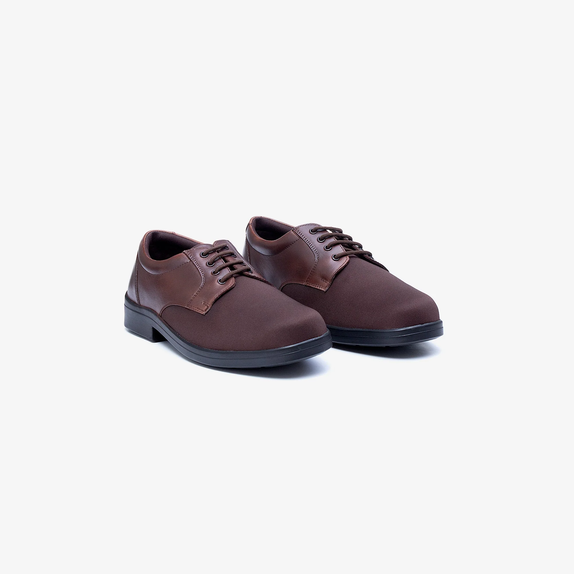 Mens Wide Fit Tredd Well Ryan Lace Up Shoes - Brown - Image 8