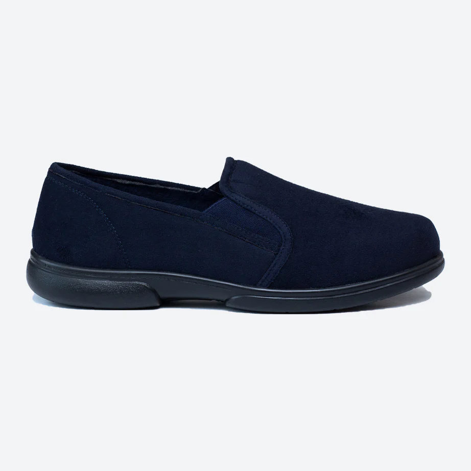 Mens Wide Fit Tredd Well Seth Slip On Slippers - Image 8