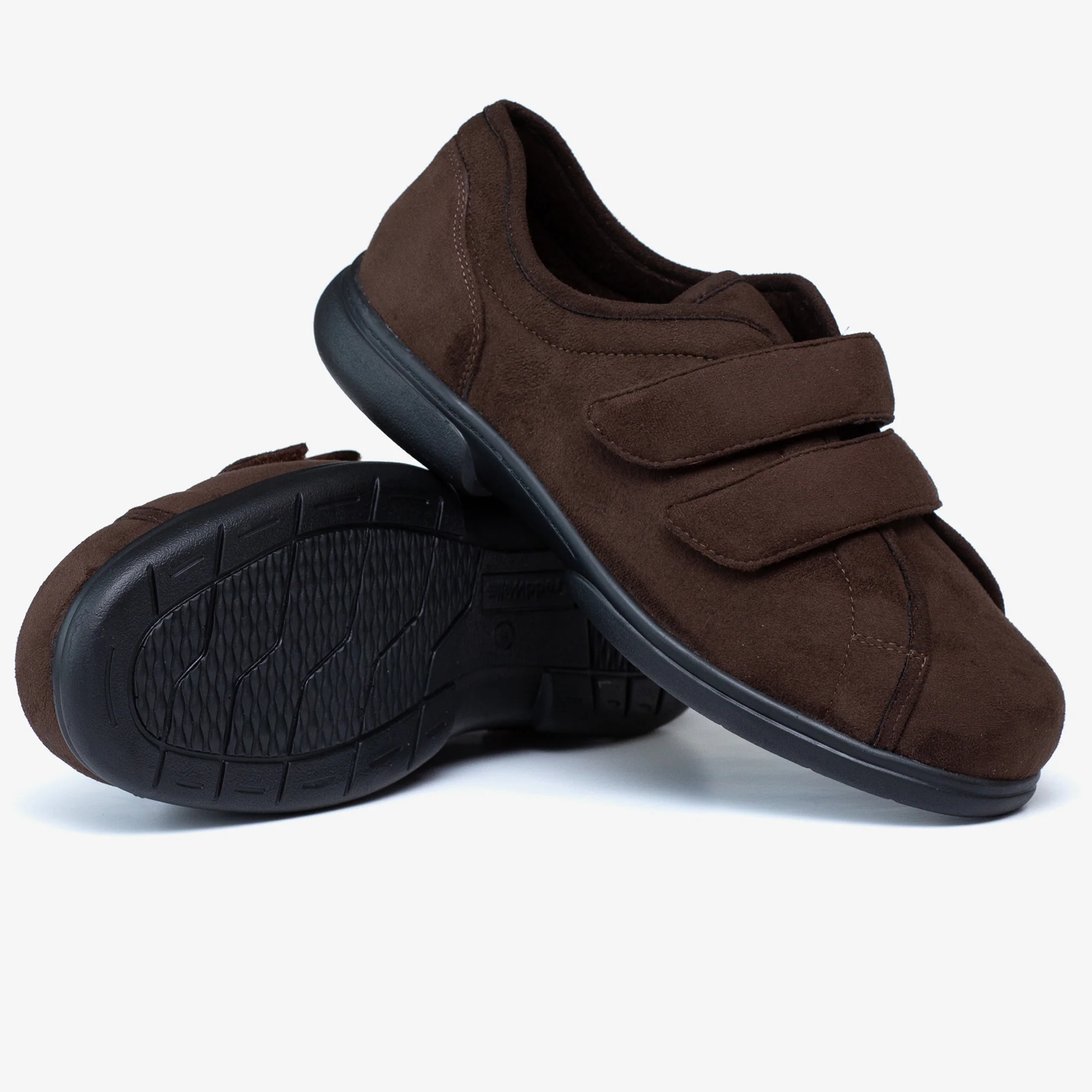 Mens Wide Fit Tredd Well Stanley Velcro Slippers - Image 20