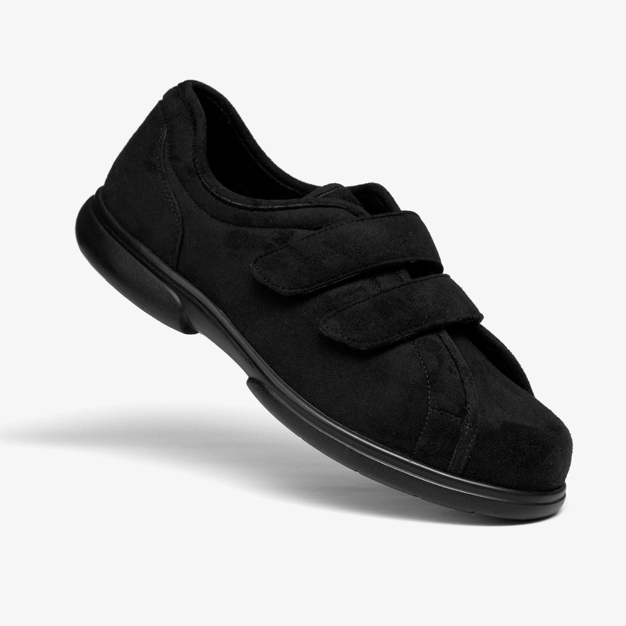 Mens Wide Fit Tredd Well Stanley Velcro Slippers - Image 5