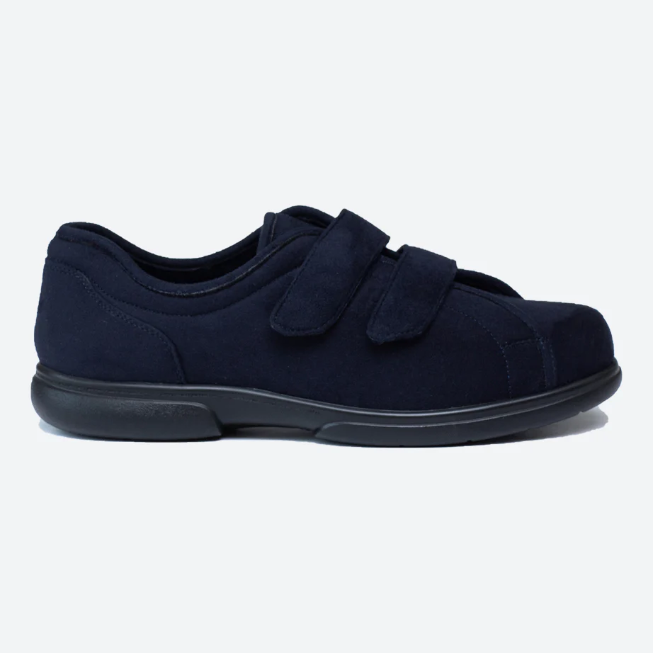 Mens Wide Fit Tredd Well Stanley Velcro Slippers - Image 7