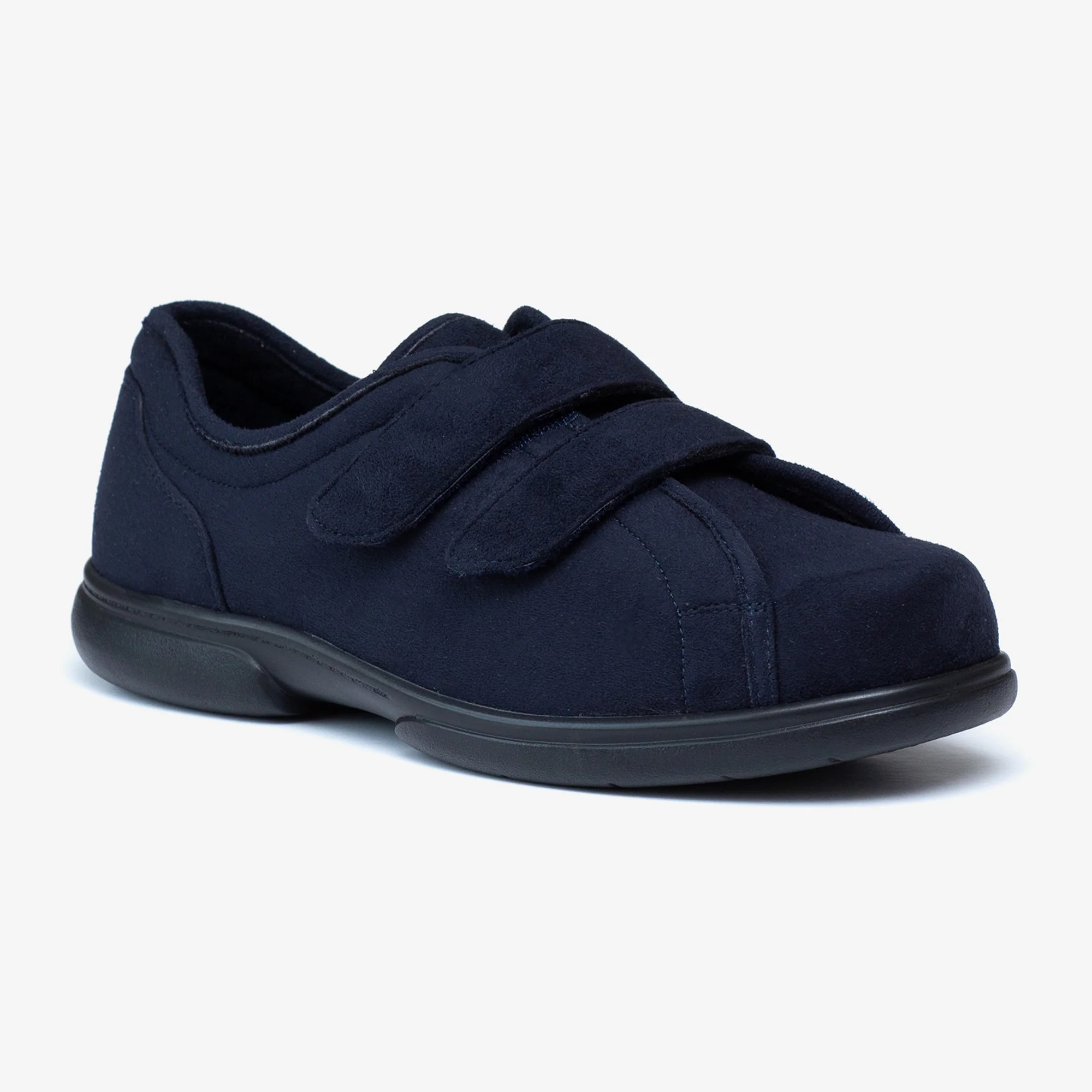 Mens Wide Fit Tredd Well Stanley Velcro Slippers - Image 9