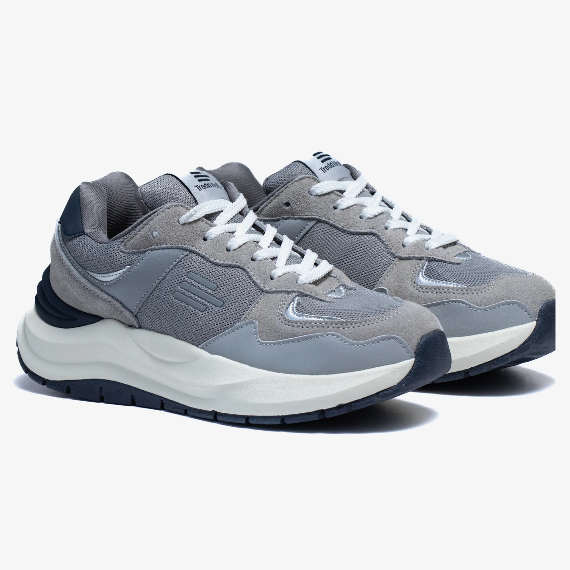Men's Wide Fit Tredd Well Stoner Trainers - Image 4
