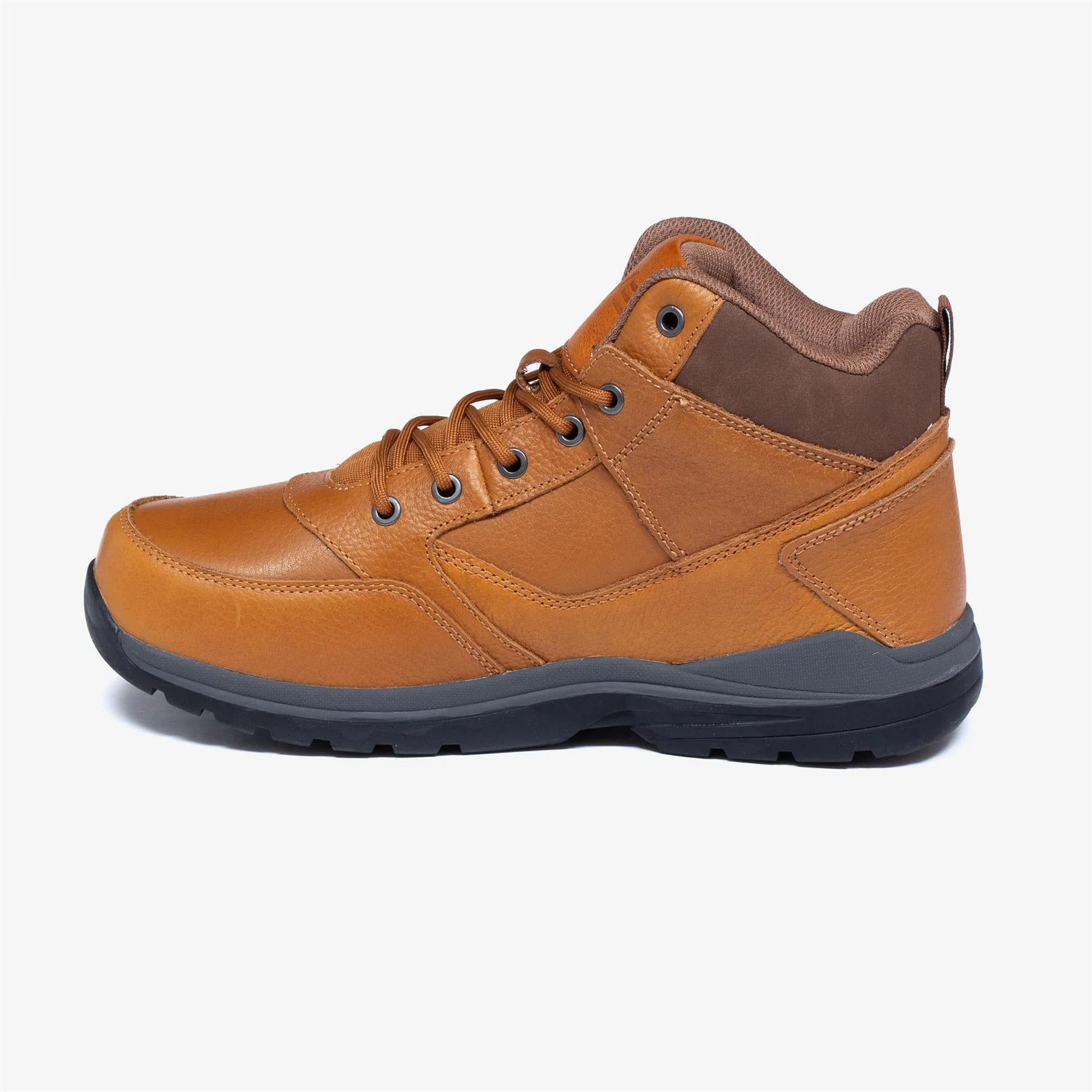 Men's Wide Fit Tredd Well Tough Hiking Boots - Tan - Image 4
