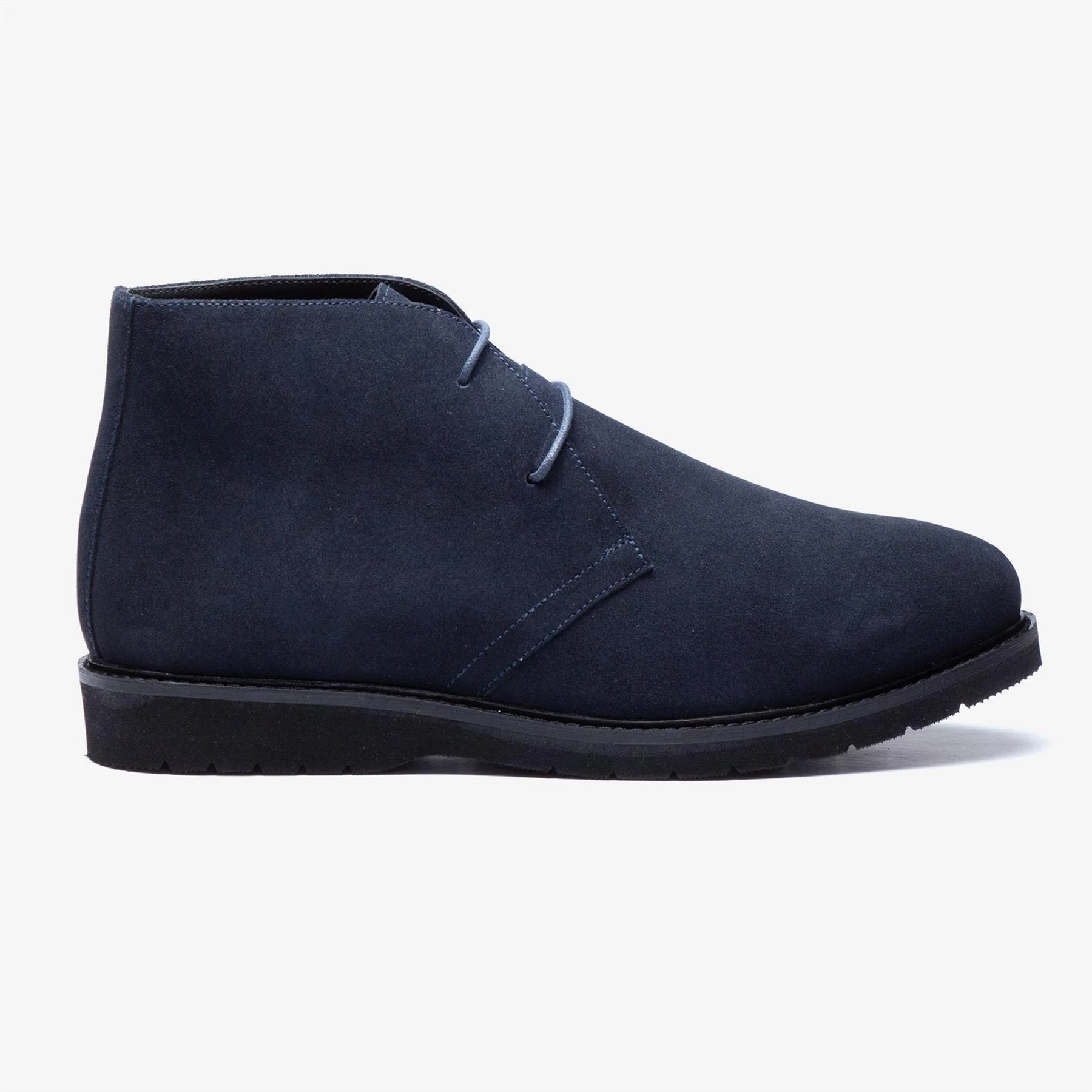 Men's Wide Fit Tredd Well William 22760 Navy Suede Dress Boots - Image 2