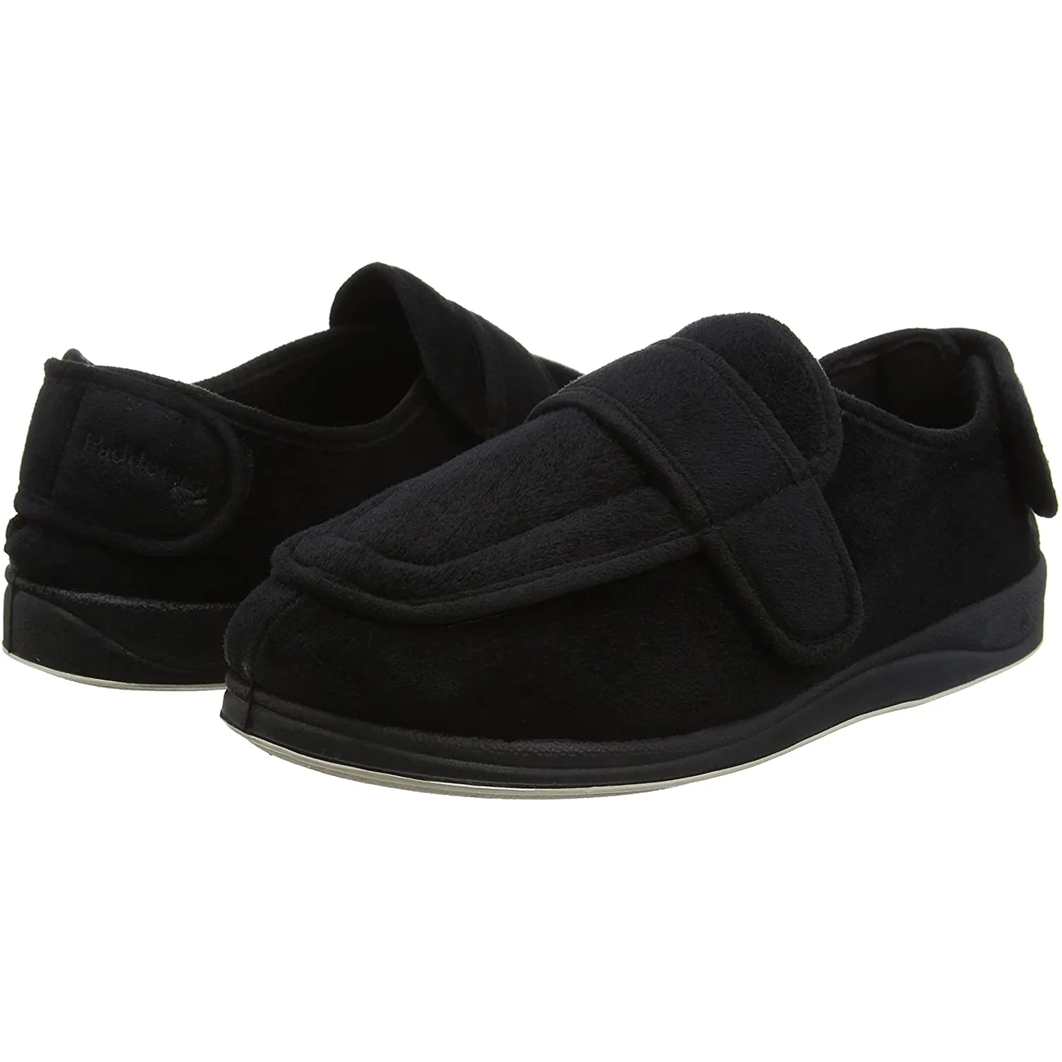 Mens Wide Fit Padders Wrap Slippers - Image 7