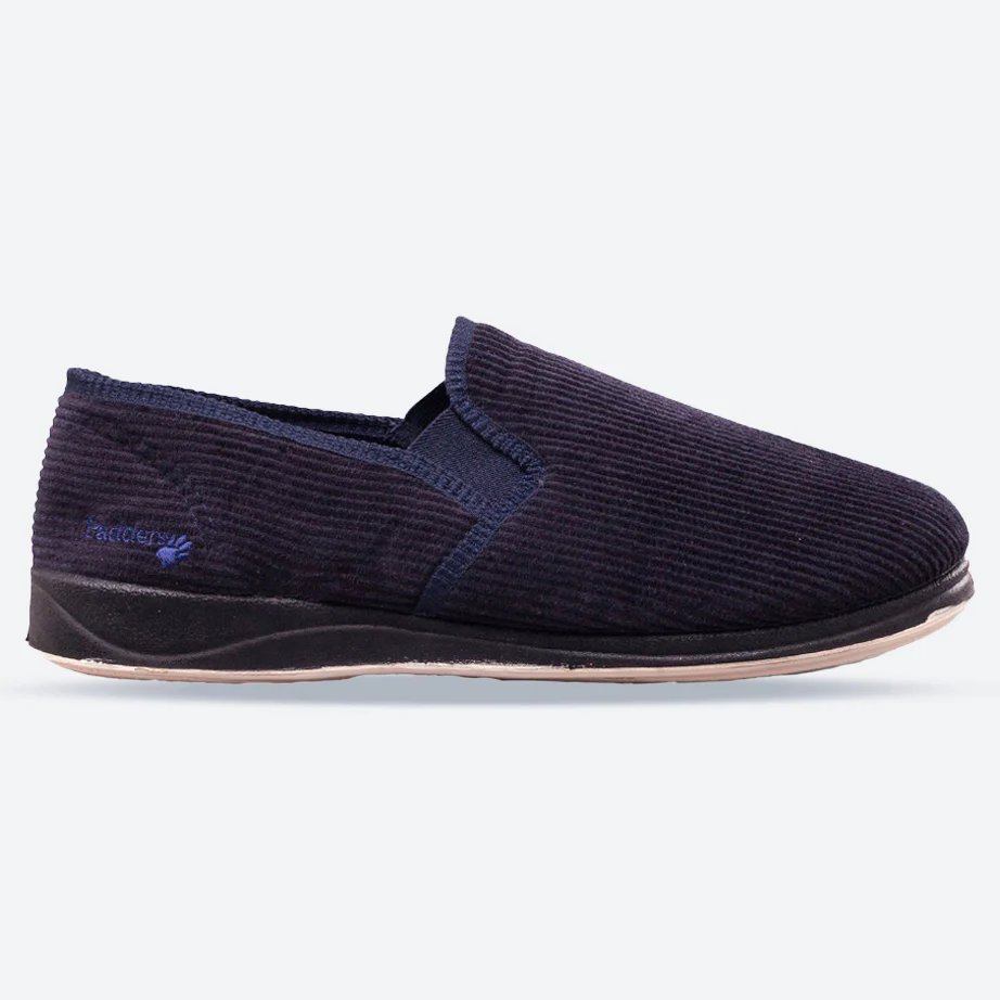 Mens Wide Fit Padders Albert Slip On Slippers - Image 24