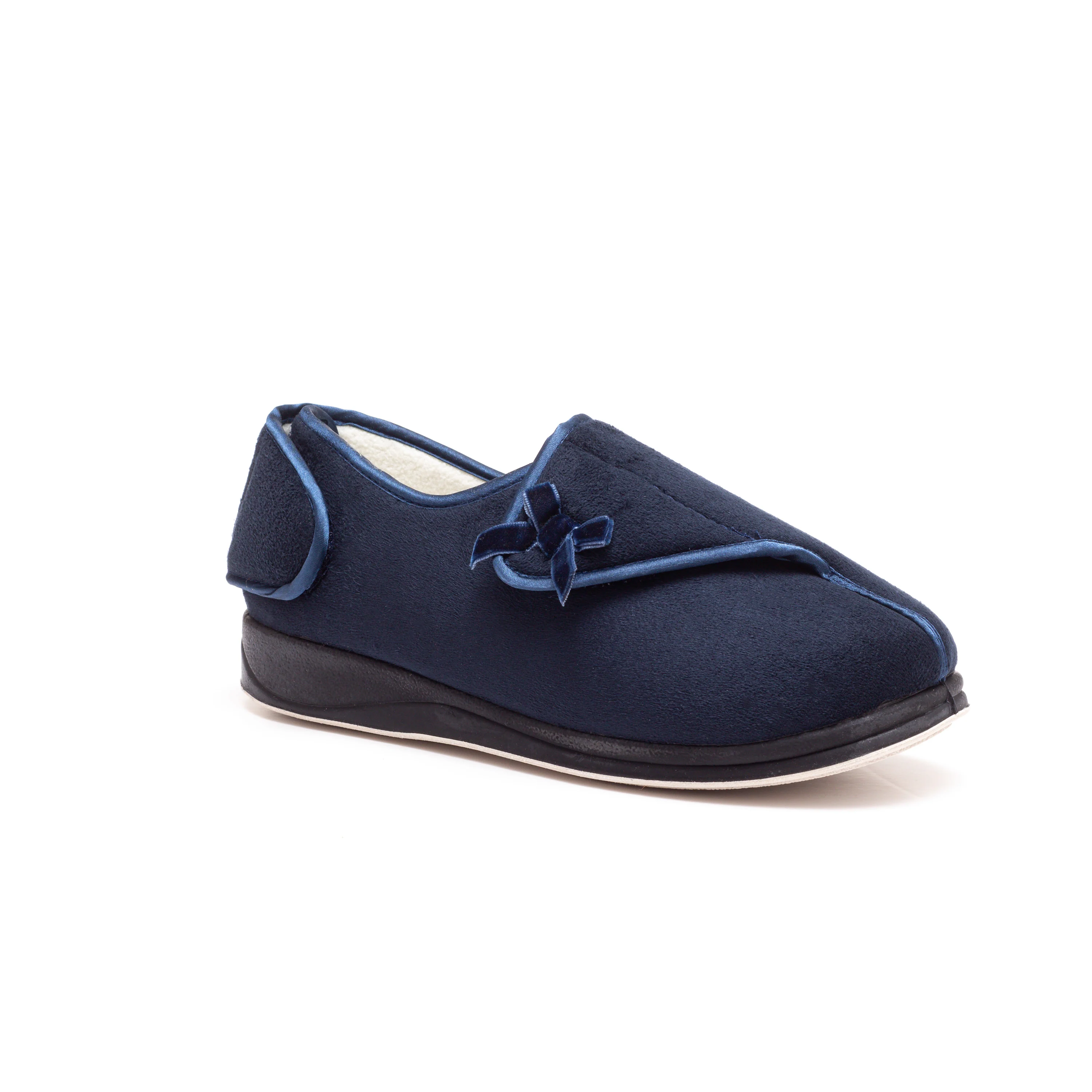 Womens Wide Fit Padders Penny Slippers - Image 11