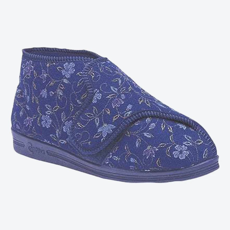 Womens Wide Fit Comfylux Betty Slippers - Image 3