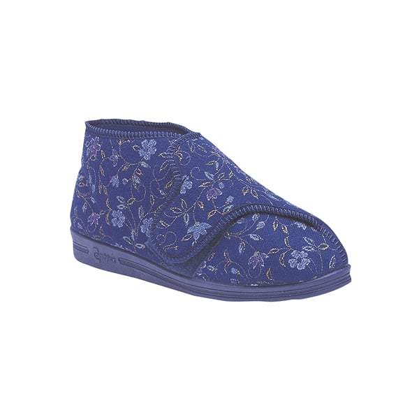 Womens Wide Fit Comfylux Betty Slippers - Image 4