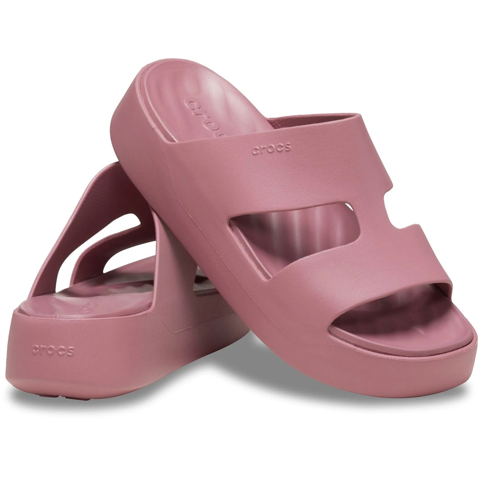 Women's Crocs 209409 Getaway Platform H-Strap Slippers - Image 10