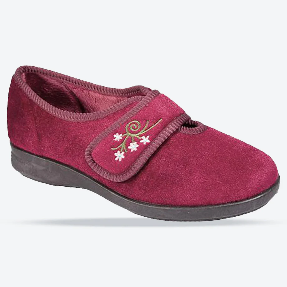 Womens Wide Fit DB Caroline Slippers - Image 10