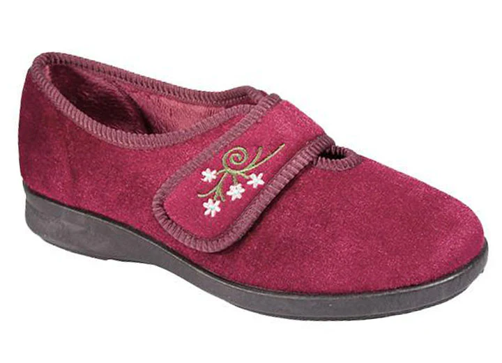 Womens Wide Fit DB Caroline Slippers - Image 11