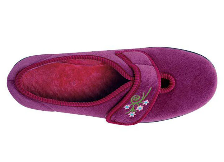 Womens Wide Fit DB Caroline Slippers - Image 15