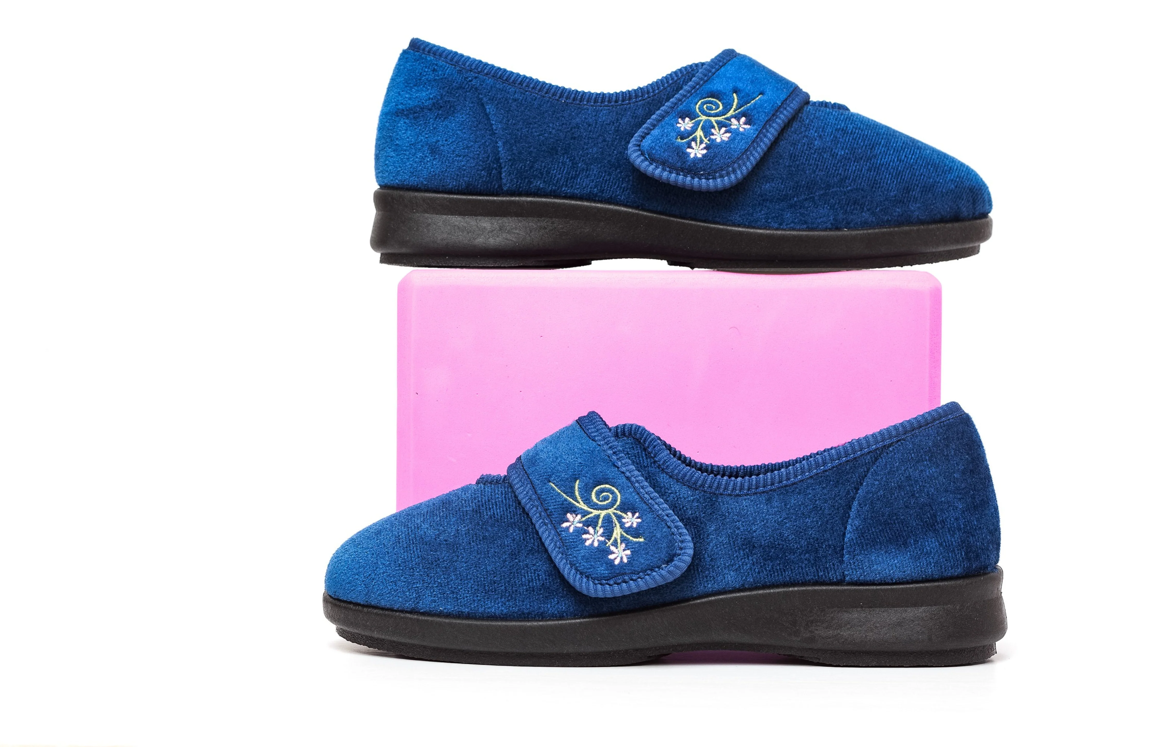 Womens Wide Fit DB Caroline Slippers - Image 5