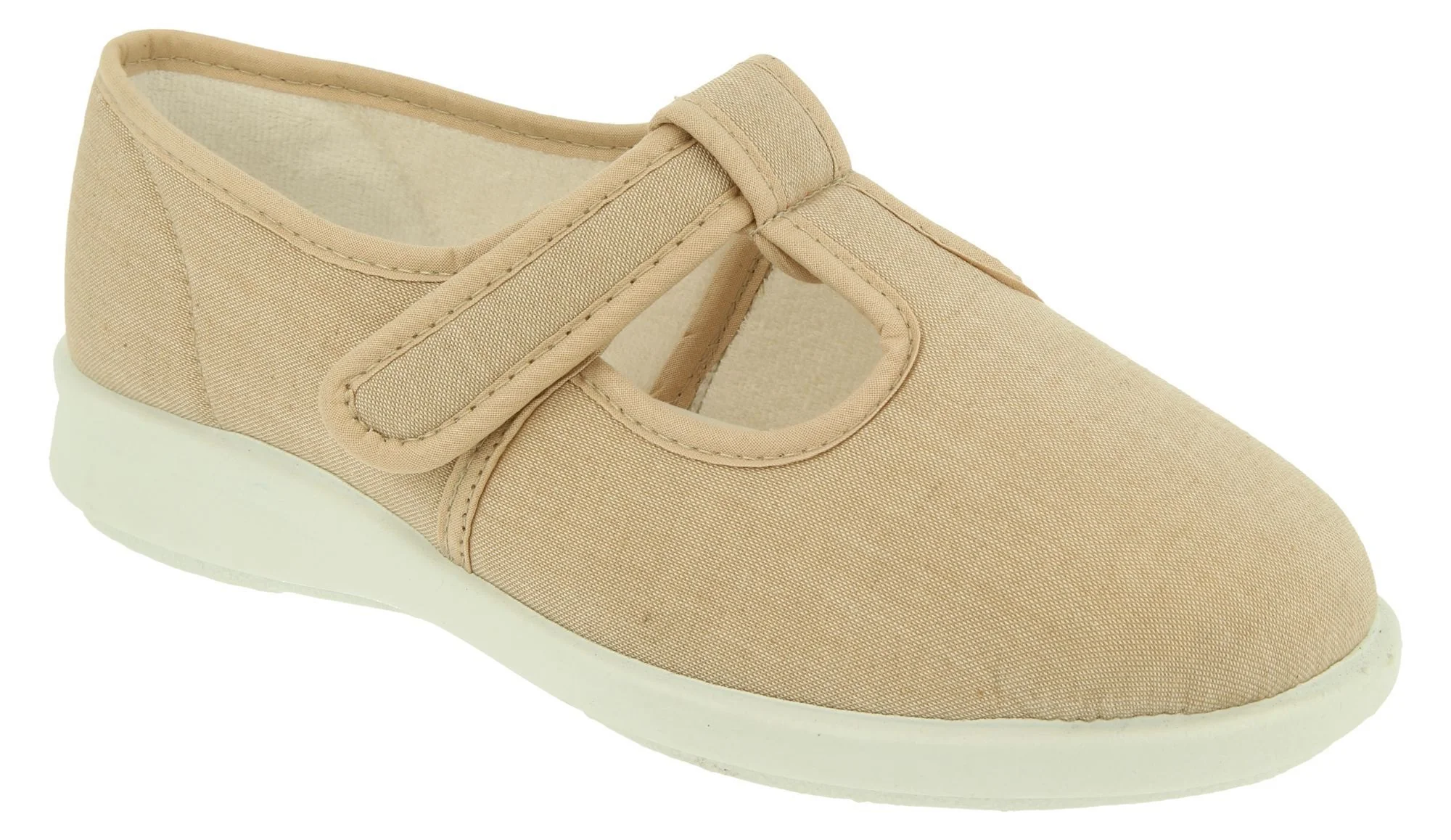 Womens Wide Fit DB Scroll Canvas Shoes - Image 5