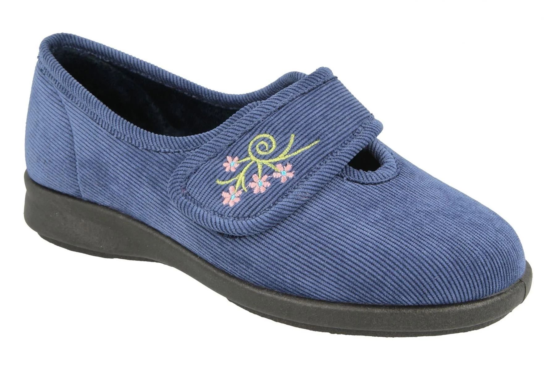 Womens Wide Fit DB Dallas Slippers - Image 3