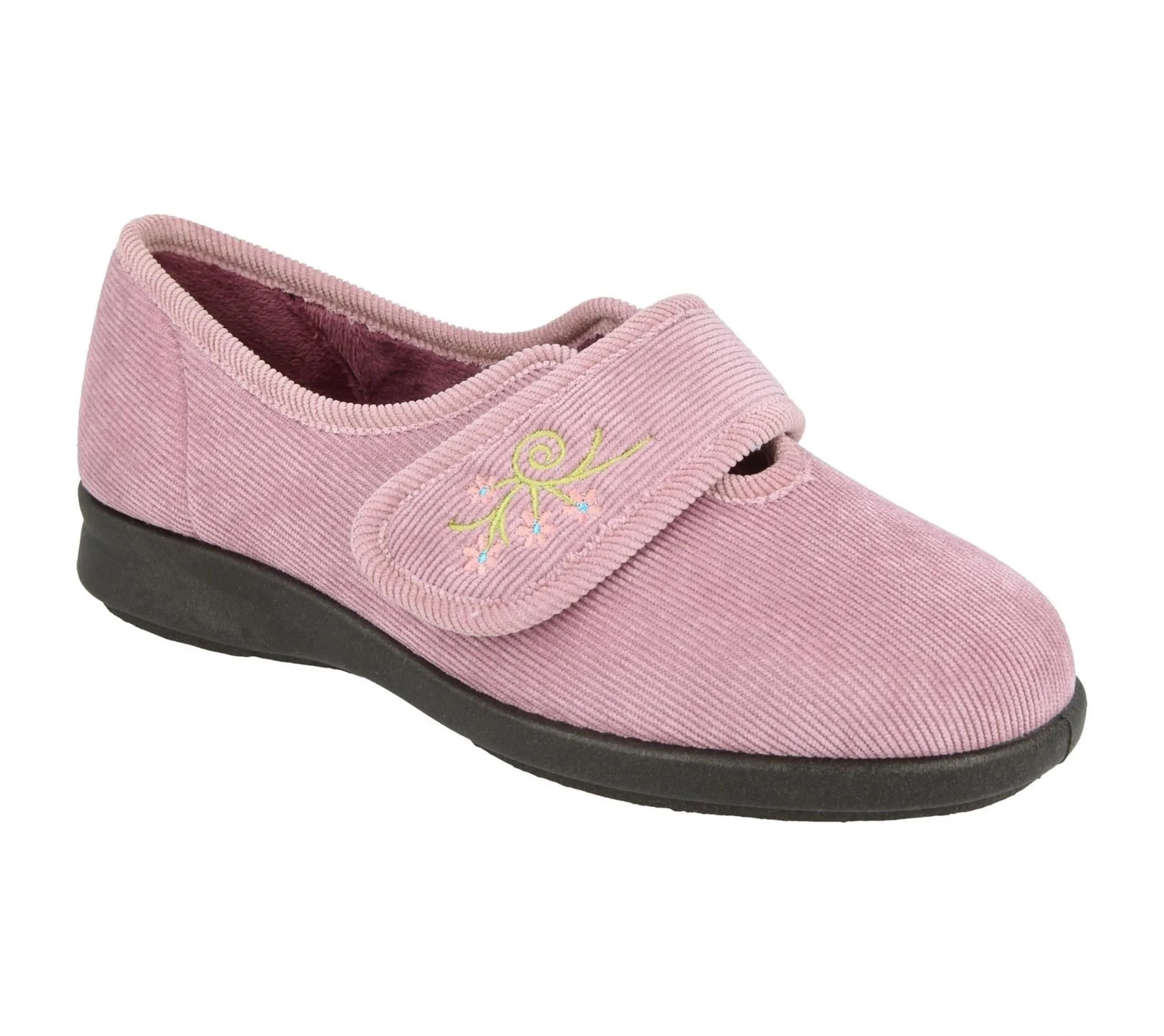 Womens Wide Fit DB Dallas Slippers - Image 7