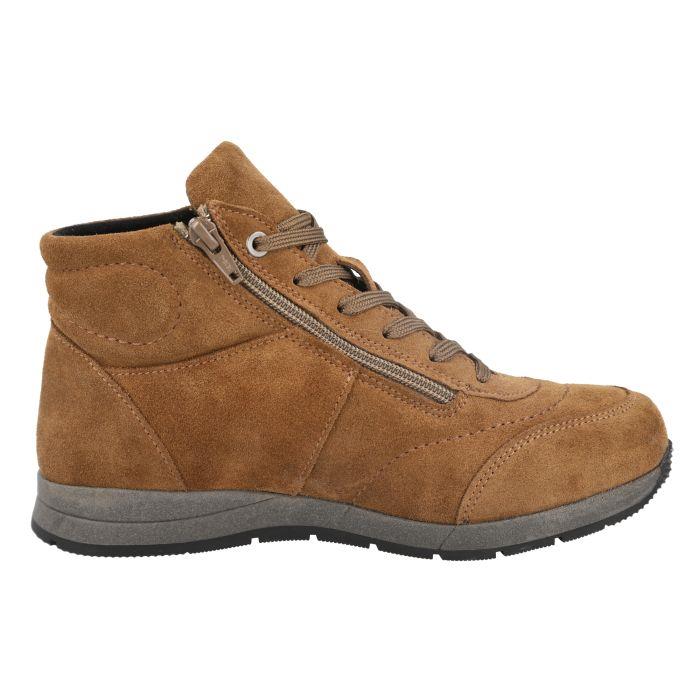 Womens Extra Wide Fit Boots by Flat DB Shoes - Lace up - Image 7