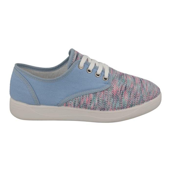 Women's Wide Fit DB Giraffe Canvas Shoes - Image 6