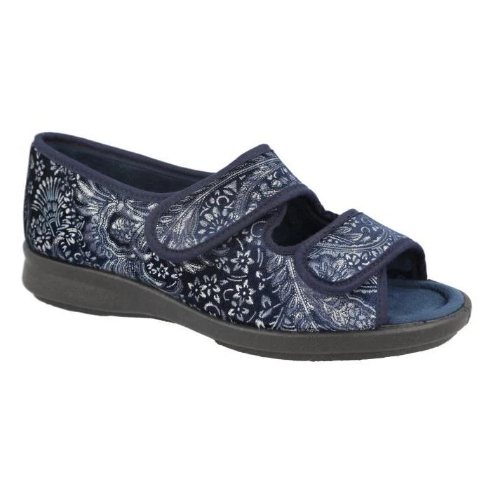 Women's Wide Fit DB Hoe Slippers - Image 3
