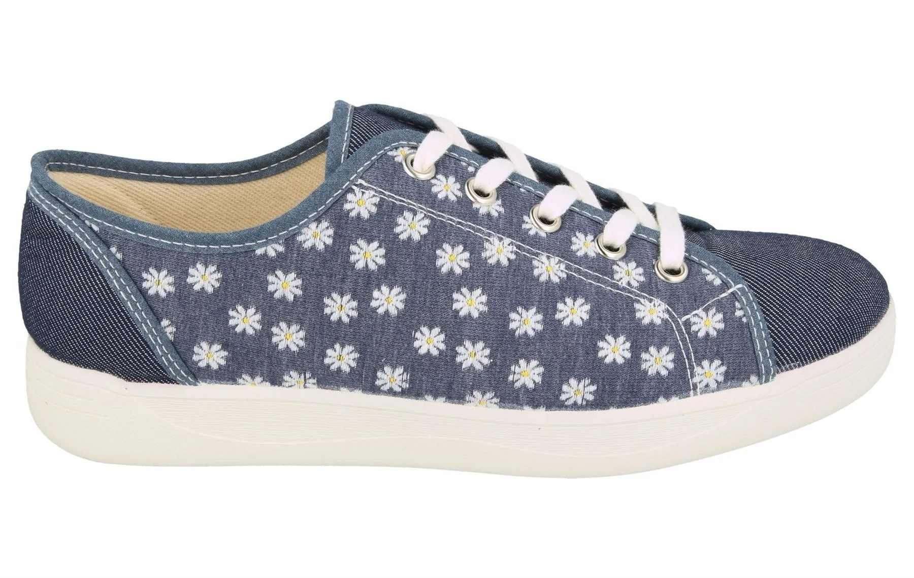 Womens Wide Fit DB Hudson Shoes - Image 2