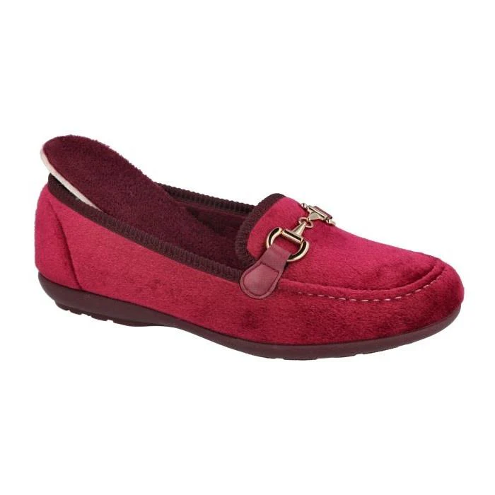 Womens Wide Fit DB Martha Slippers - Image 10