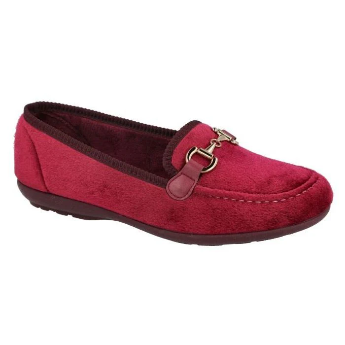 Womens Wide Fit DB Martha Slippers - Image 11
