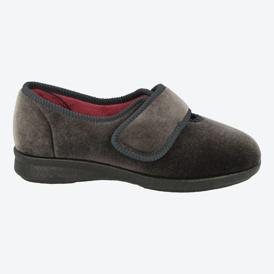 Womens Wide Fit DB Nellie Slippers - Image 7