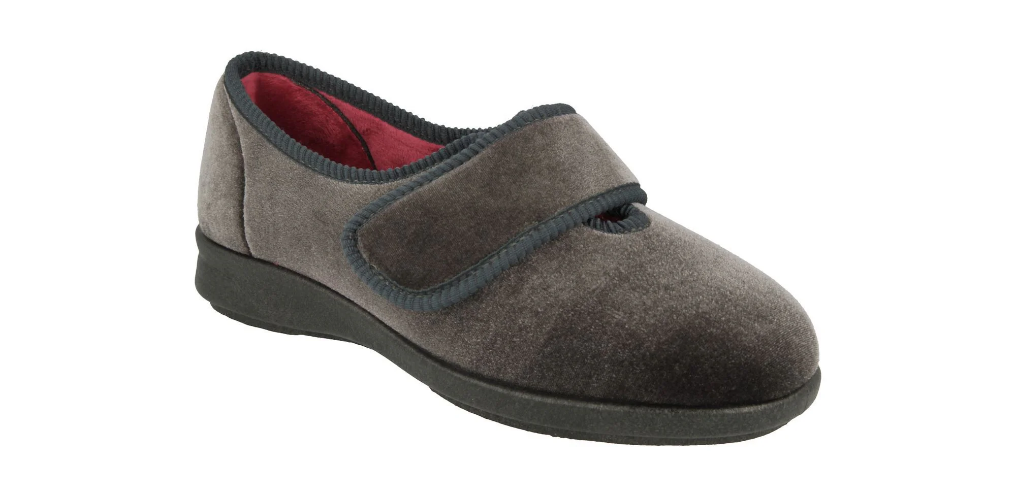 Womens Wide Fit DB Nellie Slippers - Image 9