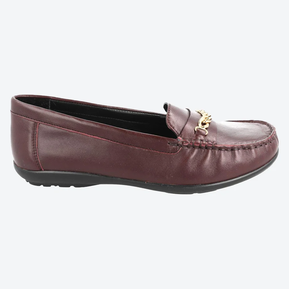 Women's Wide Fit DB Nicolette Loafer Shoes - Image 13